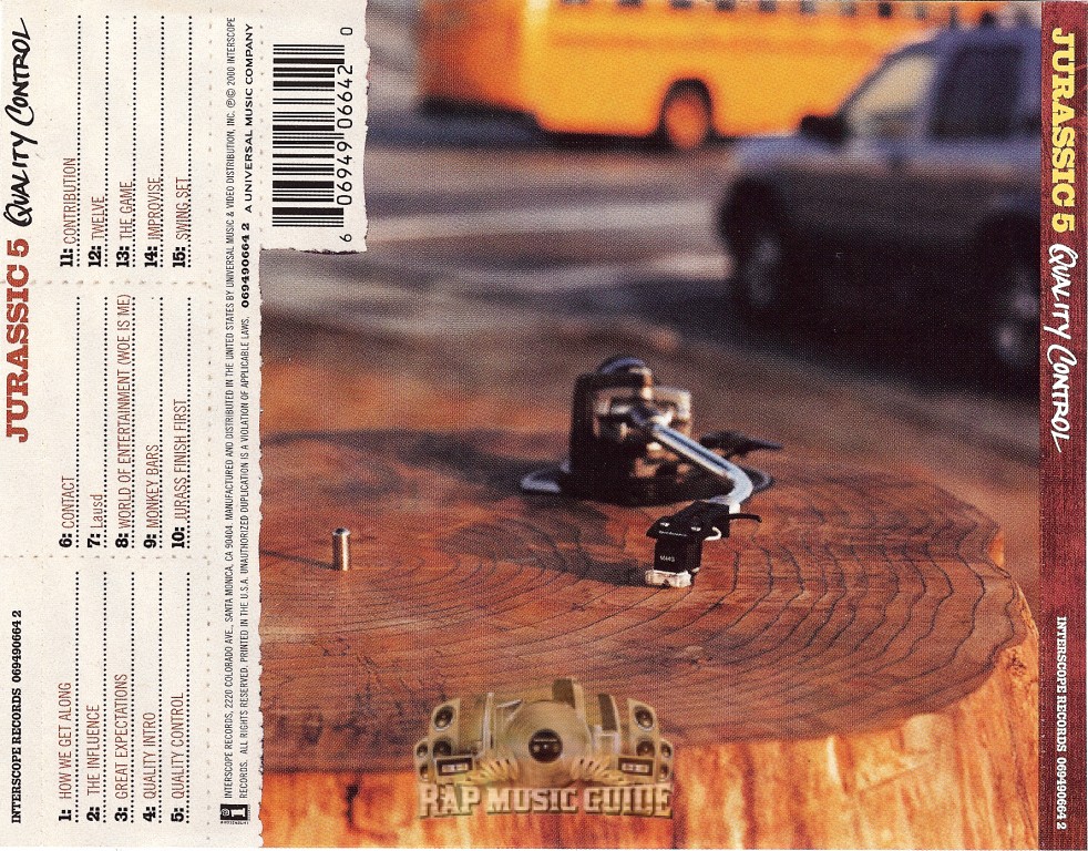 Jurassic 5 Quality Control CD Rap Music Guide